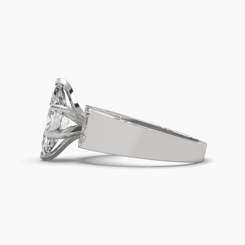 Ivana Jewels Rings 2.8 Carat Solitaire Diamond Marquise Marvel Ring