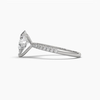 Ivana Jewels Rings 2 Carat Pear Elegance Diamond Ring
