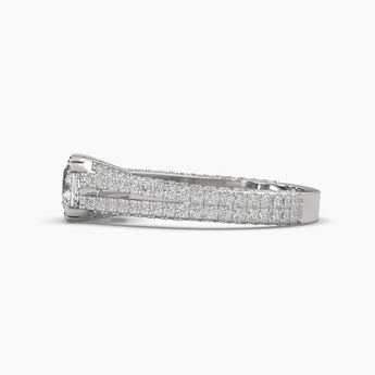 Ivana Jewels Rings 2 Carat Solitaire Diamond Cushioned Comfort Ring