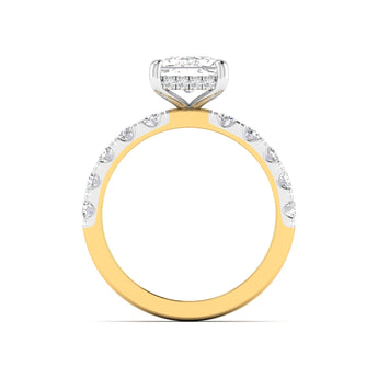 Ivana Jewels Rings 2 Ct Radiant Cut Solitaire Diamonds