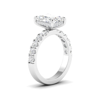 Ivana Jewels Rings 2 Ct Radiant Cut Solitaire Diamonds