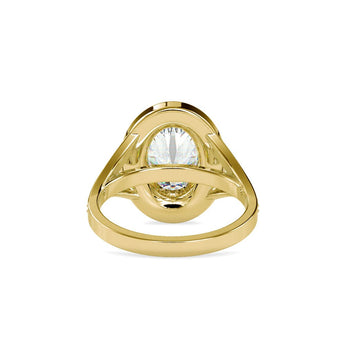 Ivana Jewels Rings 3 Carat Oval Lab Grown Diamond Engagement Ring
