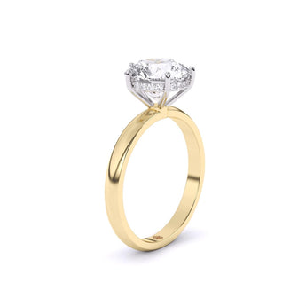 Ivana Jewels Rings 3 Carat Radiance Crown Solitaire Ring