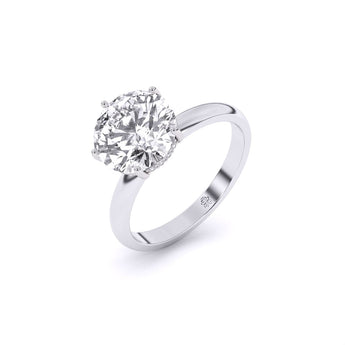 Ivana Jewels Rings 3 Carat Radiance Crown Solitaire Ring