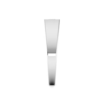 Ivana Jewels Rings 50 Pointers Centre Solitaire Round Diamond Wide Band Ring