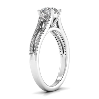 Ivana Jewels Rings 70 Pointer Solitaire Round Cut Ring