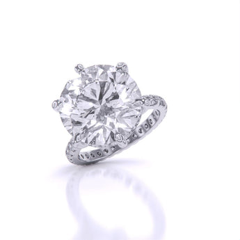 Ivana Jewels Rings Accented Engagement Ring