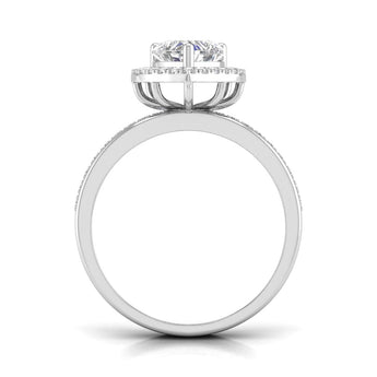 Ivana Jewels Rings Adore 1 Carat Centre Heart Diamond Ring