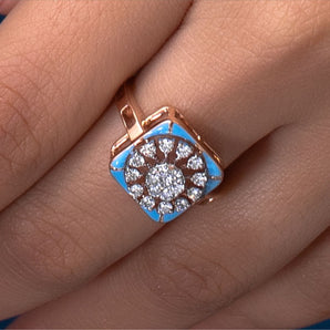 Ivana Jewels Rings Azure Embrace Ring