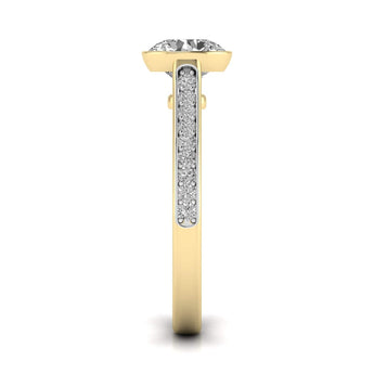 Ivana Jewels Rings Bezel & Cluster Setting Diamond Ring