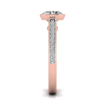 Ivana Jewels Rings Bezel & Cluster Setting Diamond Ring