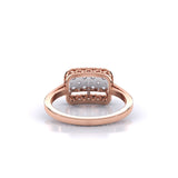 Ivana Jewels Rings Brisa Square Halo Ring
