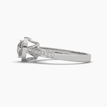 Ivana Jewels Rings Casual Chic Solitaire Round Diamond Ring