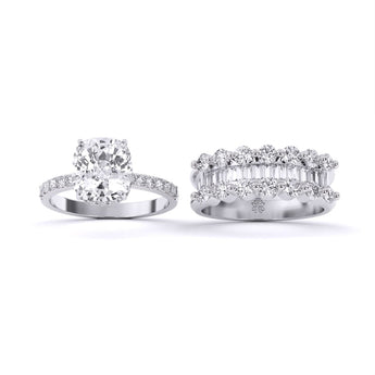 Ivana Jewels Rings Centre Solitaire & Fancy Diamonds Ladies Ring