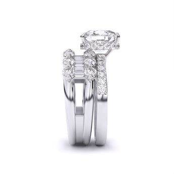 Ivana Jewels Rings Centre Solitaire & Fancy Diamonds Ladies Ring