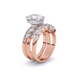 Ivana Jewels Rings Centre Solitaire & Fancy Diamonds Ladies Ring