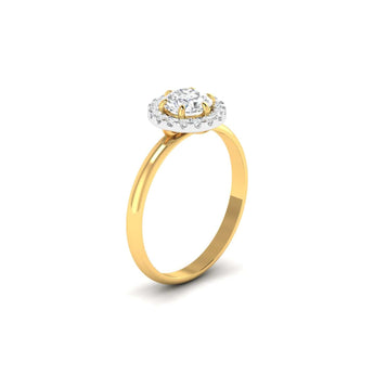 Ivana Jewels Rings Charming  Halo Diamond Ring for Womenâ€™s Glamour