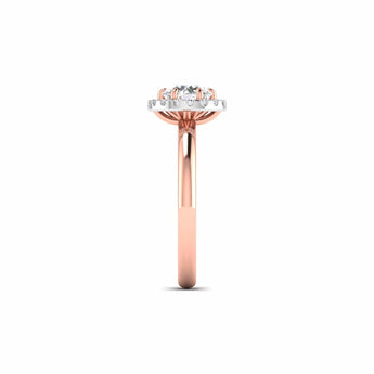 Ivana Jewels Rings Charming  Halo Diamond Ring for Womenâ€™s Glamour