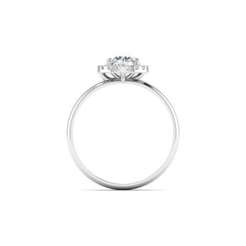 Ivana Jewels Rings Charming  Halo Diamond Ring for Womenâ€™s Glamour