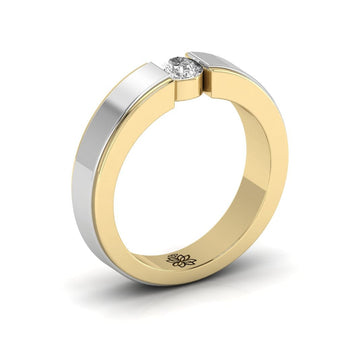 Ivana Jewels Rings Classic Charm Duo-Tone Ring