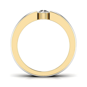 Ivana Jewels Rings Classic Charm Duo-Tone Ring