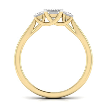 Ivana Jewels Rings Classic Crescent Diamond Ring