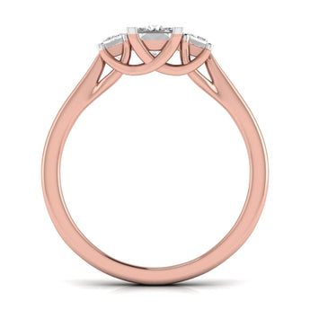 Ivana Jewels Rings Classic Crescent Diamond Ring