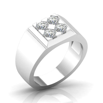 Ivana Jewels Rings Classic Men's Diamond Ring