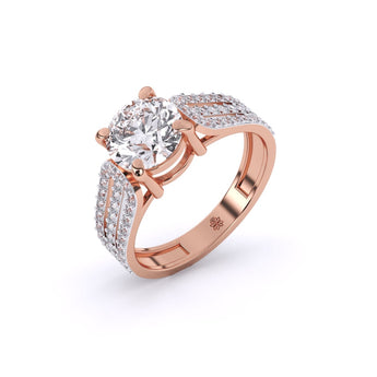 Ivana Jewels Rings Classic Solitaire Diamond Ring