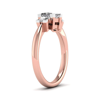 Ivana Jewels Rings Classic Square Romance Solitaire Ring