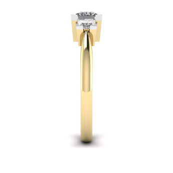 Ivana Jewels Rings Classic Square Romance Solitaire Ring