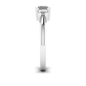 Ivana Jewels Rings Classic Square Romance Solitaire Ring