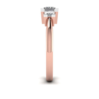 Ivana Jewels Rings Classic Square Romance Solitaire Ring