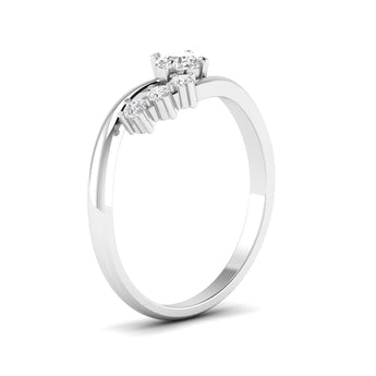 Ivana Jewels Rings Delicate Diamond Rose Gold Ring