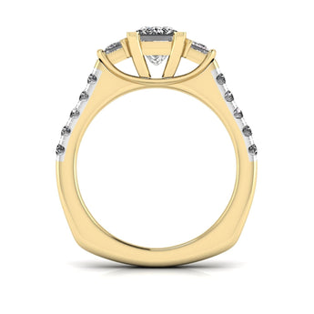 Ivana Jewels Rings Delicate French Setting Diamond Ring