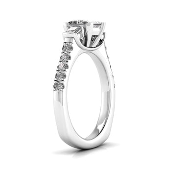 Ivana Jewels Rings Delicate French Setting Diamond Ring