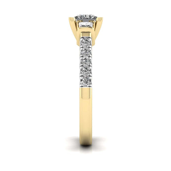 Ivana Jewels Rings Delicate French Setting Diamond Ring