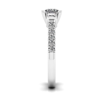 Ivana Jewels Rings Delicate French Setting Diamond Ring