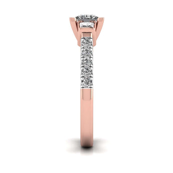 Ivana Jewels Rings Delicate French Setting Diamond Ring