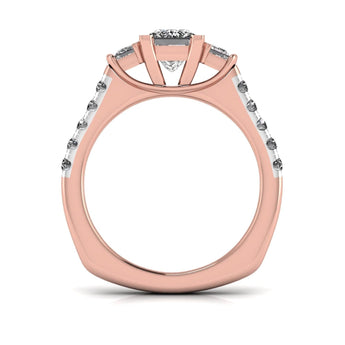 Ivana Jewels Rings Delicate French Setting Diamond Ring