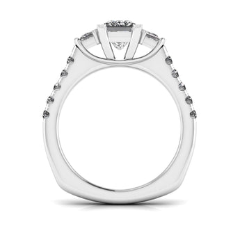 Ivana Jewels Rings Delicate French Setting Diamond Ring
