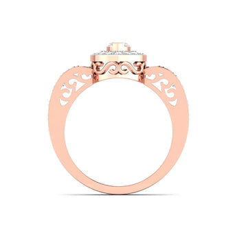 Ivana Jewels Rings Delicate Marquise Diamond Engagement Ring