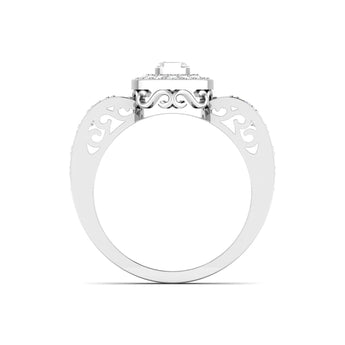 Ivana Jewels Rings Delicate Marquise Diamond Engagement Ring