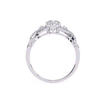 Ivana Jewels Rings Diamond Crossover Engagement Ring