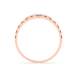 Ivana Jewels Rings Diamond V Ring Rose Gold