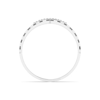 Ivana Jewels Rings Diamond V Ring Rose Gold