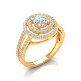 Ivana Jewels Rings Double Halo Engagement Ring