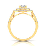 Ivana Jewels Rings Double Halo Engagement Ring
