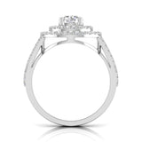 Ivana Jewels Rings Double Halo Engagement Ring