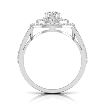Ivana Jewels Rings Double Halo Engagement Ring